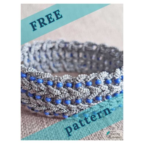 free tatting bracelet pattern preview silver knitted tatted bracelet with logo