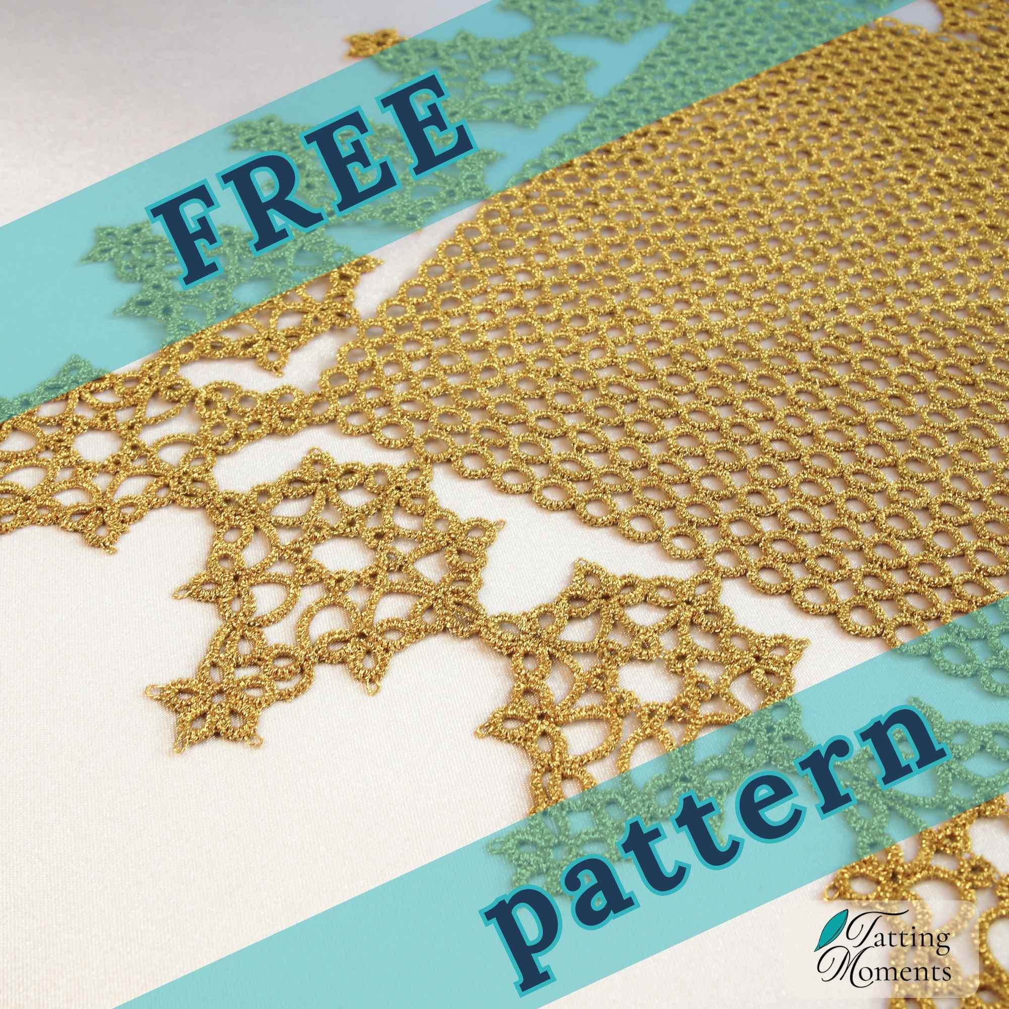 Autumn Leaves Square Doily – Free Shuttle Tatting Pattern